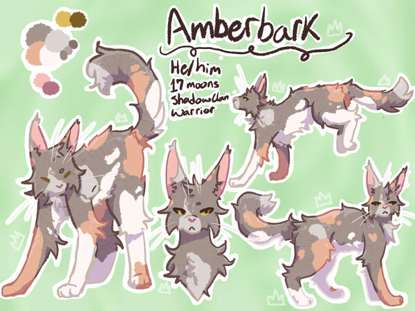Amberbark reference sheet